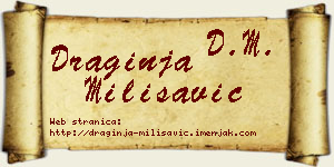 Draginja Milisavić vizit kartica